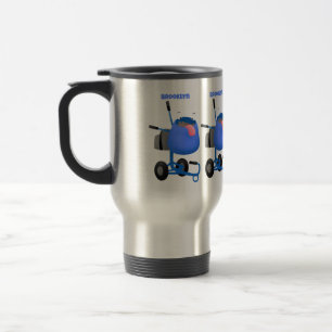 Taza De Viaje Ilustracion personalizado de mezclador de cemento 