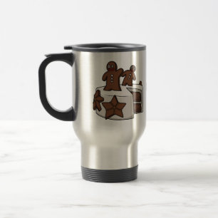 Taza De Viaje Ilustracion personalizado de pastel de pan de jeng