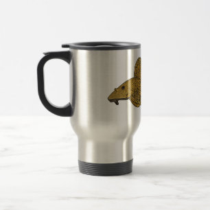 Taza De Viaje Ilustracion personalizado de pescado Pleco
