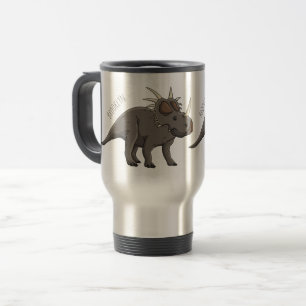 Taza De Viaje Ilustracion personalizado de Styracosaurus