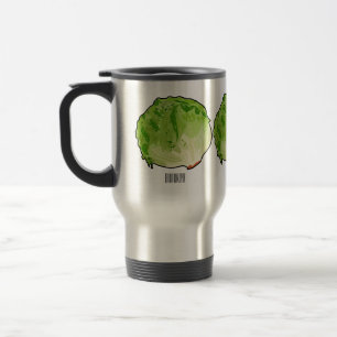 Taza De Viaje Ilustracion personalizado Lettuce