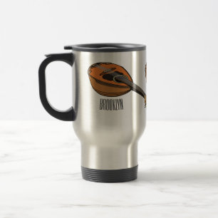 Taza De Viaje Ilustracion personalizado Mandolin