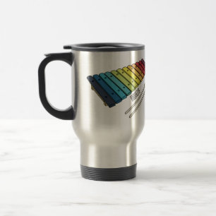 Taza De Viaje Ilustracion personalizado xilófono