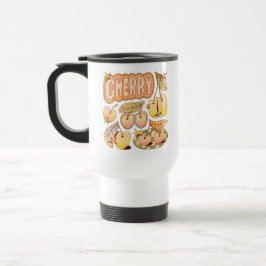 Taza De Viaje Ilustraciones de cerezo/cerezo