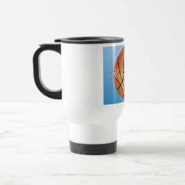 Taza De Viaje Imagen de baloncesto 🏀 Monograma Especial