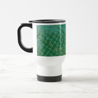 Taza De Viaje Imagen de la foto de la cubierta plástica verde