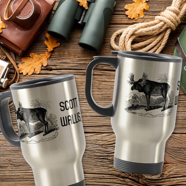 TAZA DE VIAJE IMAGEN DE LOS ALCES CON NOMBRES PERSONALIZADOS (Subido por el creador)