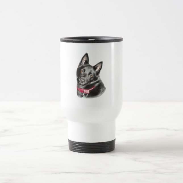Taza De Viaje Imagen de Schipperke (Centro)