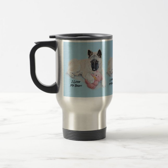 Taza De Viaje imagen original de un perro muy lindo (Izquierda)