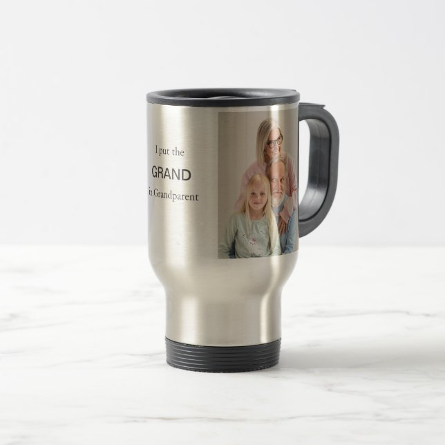 Taza De Viaje Imagen personalizada - Imagen Personalizado y text (Anverso derecho)
