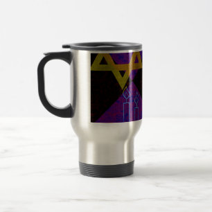 Taza De Viaje Imagen temática de Hanukkah de SlipperyJoe's amari