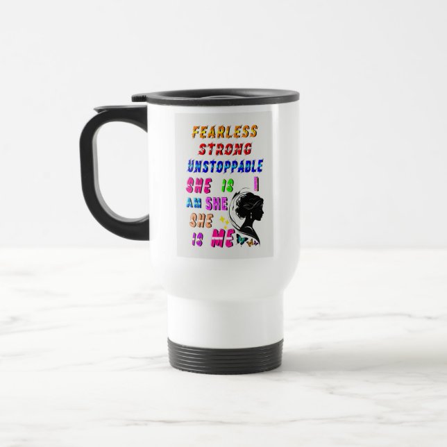 Taza De Viaje Imparable e intrépida Es (Izquierda)