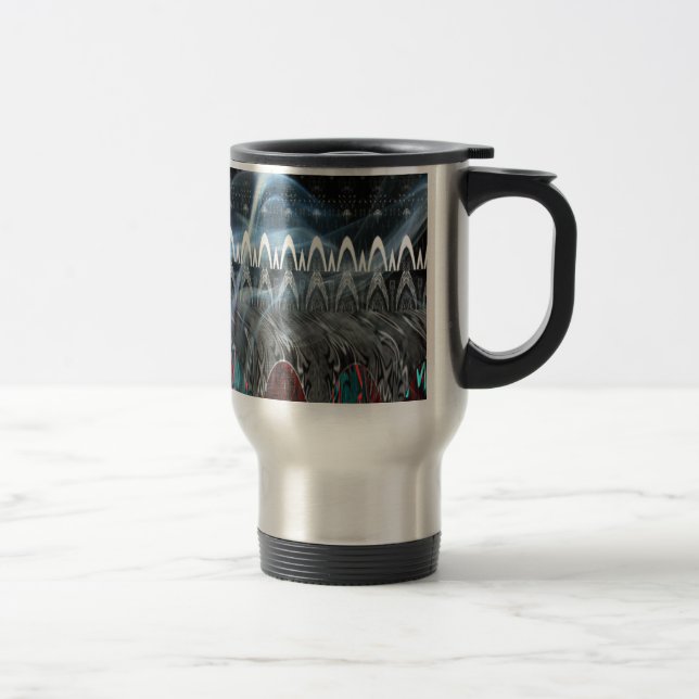 Taza De Viaje Impresión de arte abstracto asombroso (Derecha)