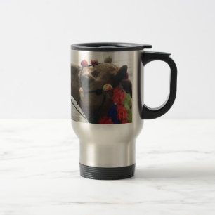 Taza De Viaje Impresión de arte de foto de camello de Mascate Om