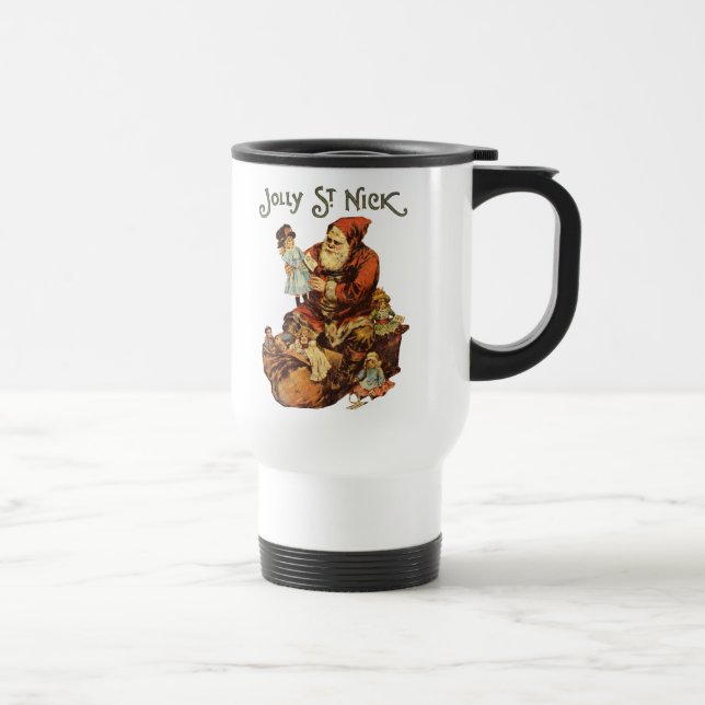 Taza De Viaje Impresión de arte de San Nicolás (Derecha)