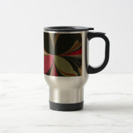 Taza De Viaje Impresión de arte Edgy Earth Kaleidoscope