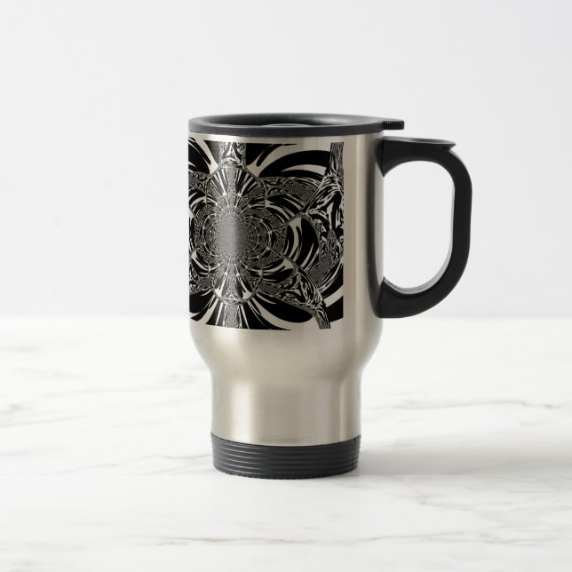 Taza De Viaje Impresión de arte en Cebra Cebra Kaleidoscope (Derecha)