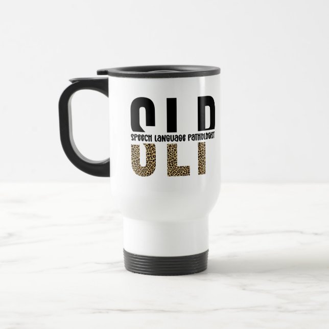 Taza De Viaje Impresión de estampado de escarabajos del SLP Rega (Izquierda)