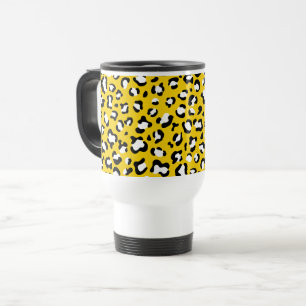 Taza De Viaje Impresión de leopardo, puntos de leopardo, leopard