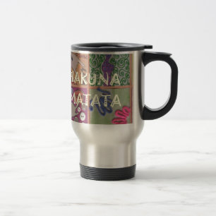 Taza De Viaje Impresión de Rótulo Hakuna Matata