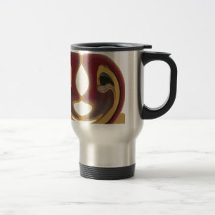Taza De Viaje Impresión del arte tribal de masái