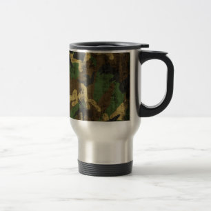 Taza De Viaje Impresión del modelo del camuflaje del Grunge