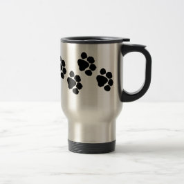 Taza De Viaje Impresiones animales de la pata