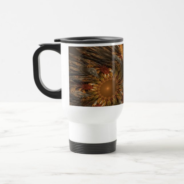 Taza De Viaje Impresiones de girasol (Izquierda)