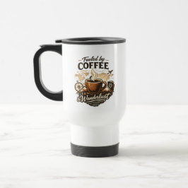 Taza De Viaje Impulsado por Café y Aventura