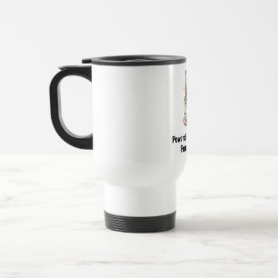 Taza De Viaje Impulsado por el café y el caos de Frenchie Lindo