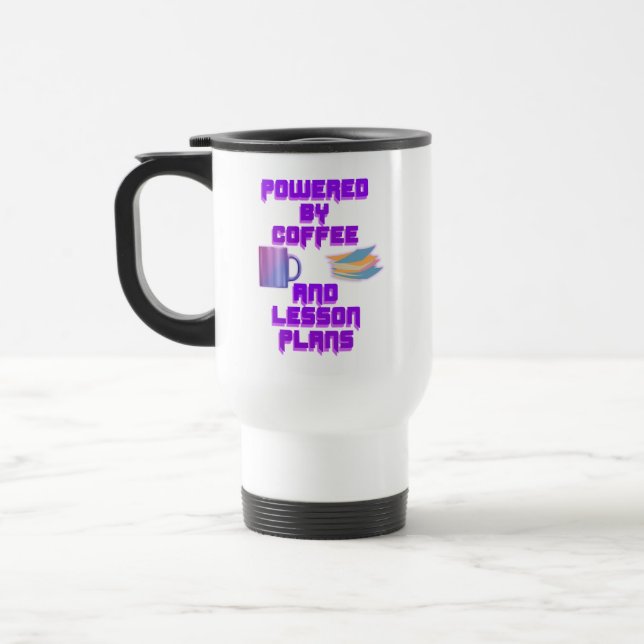 Taza De Viaje Impulsado por planes de café y lección (Izquierda)