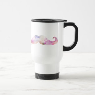 Taza De Viaje Inconformistas coloridos de los bigotes del