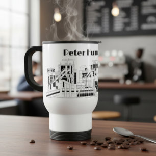 Taza De Viaje Industria Pesada Personalizable