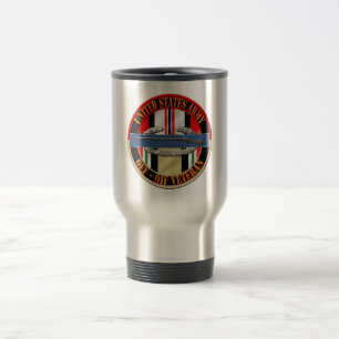 Taza De Viaje Infantería del CIB del veterano de OEF OIF