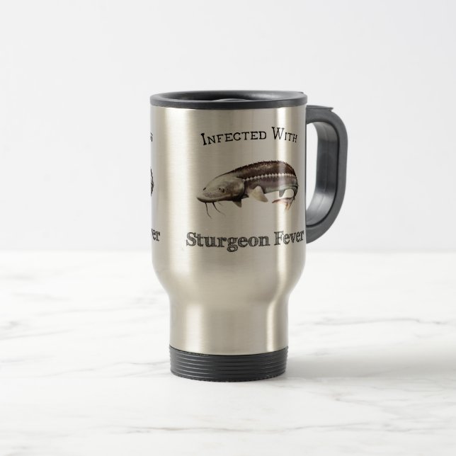 Taza De Viaje Infectada Con Fiebre De Turbón (Anverso derecho)