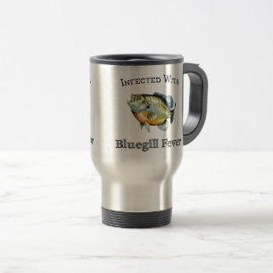 Taza De Viaje Infectada con fiebre del Bluegill