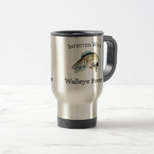 Taza De Viaje Infectada con fiebre Walleye