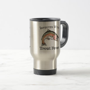 Taza De Viaje Infectado con fiebre de la trucha