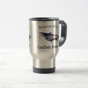 Taza De Viaje Infectado Con Peste De Pescado
