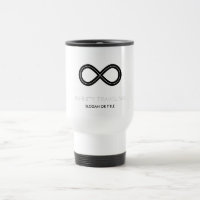 Infinity Traveling Black & White Design
