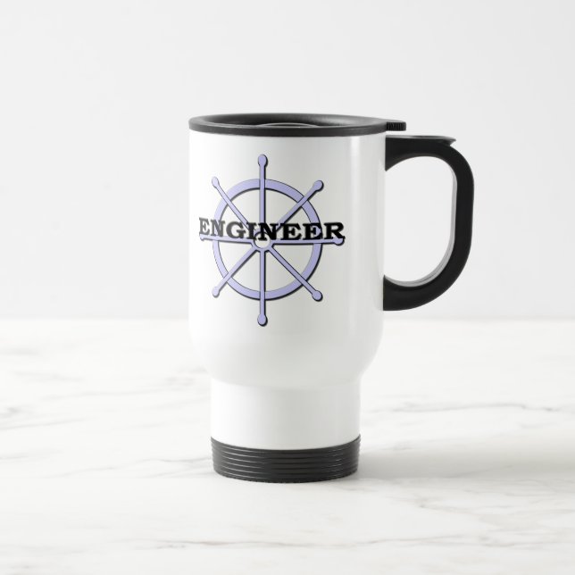 Taza De Viaje Ingeniero Barco Rueda de viaje Mug (Derecha)