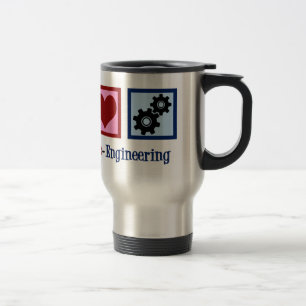 Taza De Viaje Ingeniero de empresas de ingeniería de amor por l