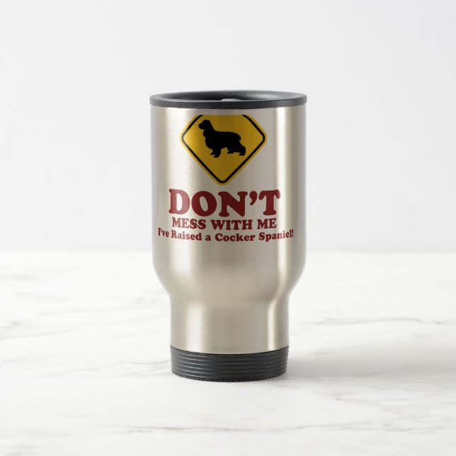 Taza De Viaje Inglés cocker spaniel (Centro)
