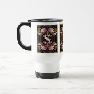 Taza De Viaje Inicial de monograma personalizado Nombre Señora Z