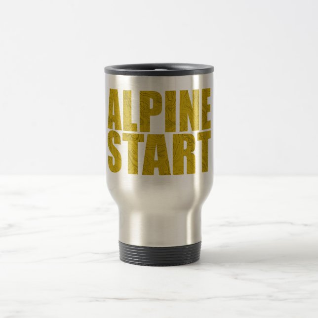 Taza De Viaje Inicio alpino (Topo) (Centro)