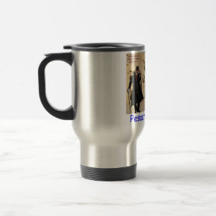 taza de viaje inoxidable. Feliz Pascua.