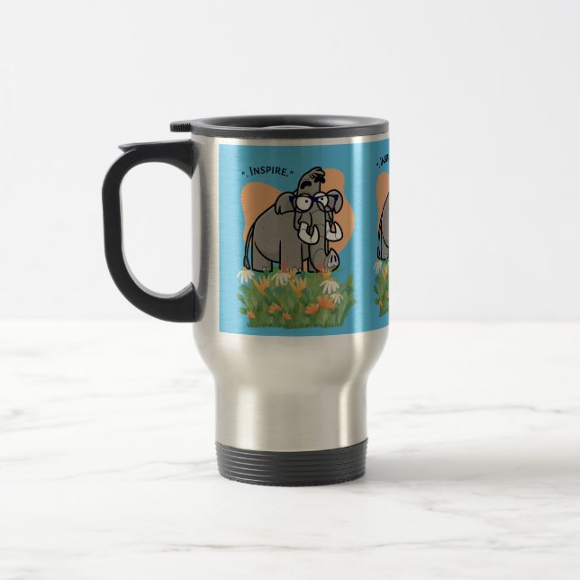 Taza De Viaje inspirar elefante (Izquierda)