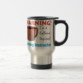 Taza De Viaje Instructor de cuidado privado cafeína