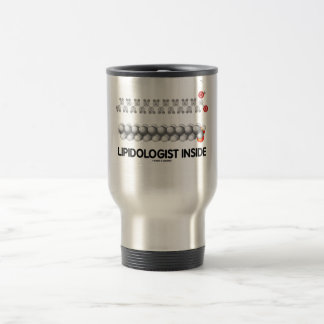 Taza De Viaje Interior de Lipidologist (estructura química de