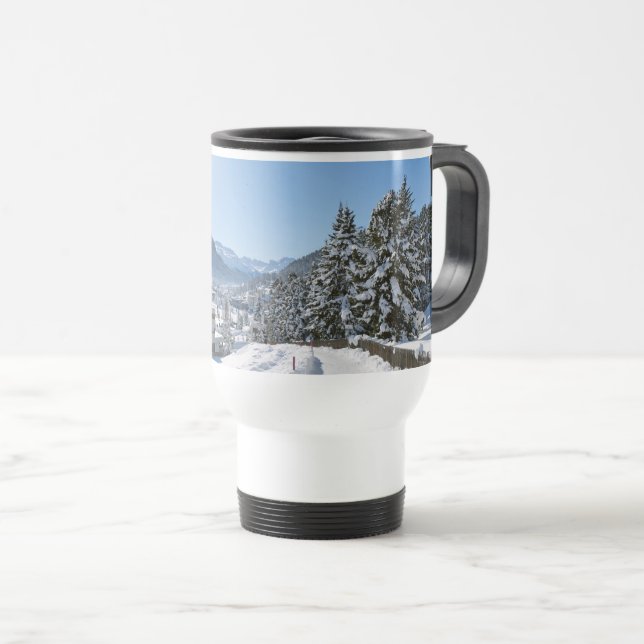Taza De Viaje Invierno en St. Moritz (Anverso derecho)